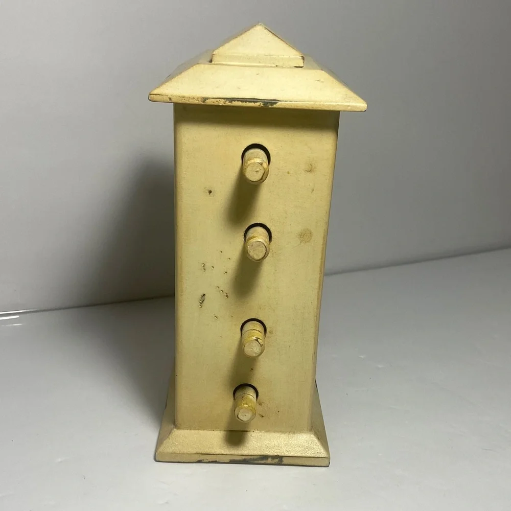 Vintage off white Perpetual Calendar office home decor
